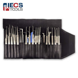 ECS TOOLS Lock Pick Set with Leather Bag (40 Pcs)