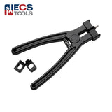 ECS TOOLS Multi-Functional Precision Key Fob and Watch Case Opening Pliers with Interchangeable Tips