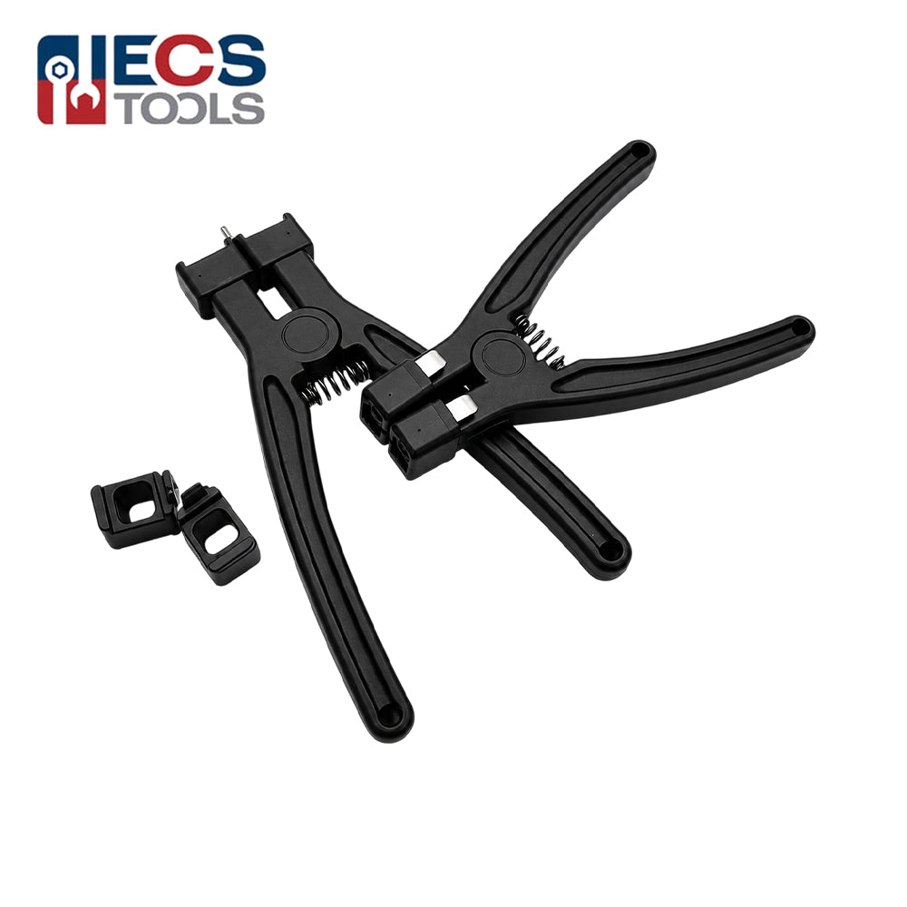 ECS TOOLS Multi-Functional Precision Key Fob and Watch Case Opening Pliers with Interchangeable Tips