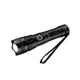 ECS TOOLS - RH-0671 - LED XHP50 Zoom Flashlight 26650 Battery - Aluminum