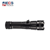 ECS TOOLS - RH-0671 - LED XHP50 Zoom Flashlight 26650 Battery - Aluminum