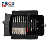 ECS TOOLS 13Pcs Single Hook Lock Pick Set