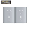 Entry Armor Kaba E-Plex 2000 Series Mortise Flat Plates (EWP-IN640-MORT-FP-S)