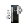 EASILOK SM1850 Mechanical Storefront Door Lock with Keyless Twist-to-Lock Replacement for Adams Rite MS1850S
