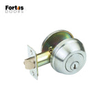 Fortis Doors - FDC151 - Deadbolt Gate Latch - US32D - Satin Stainless Steel (630)