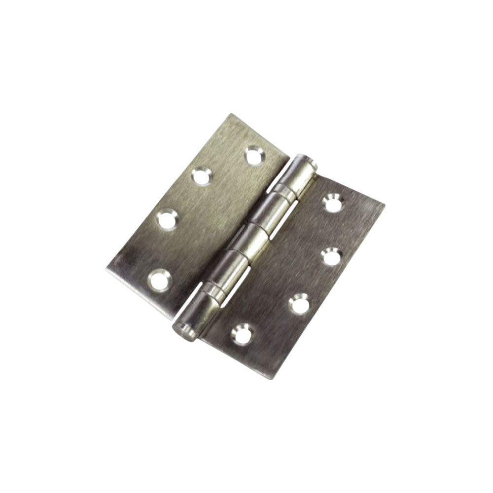 Fortis Doors - FDC301 - Standard Ball Bearing Hinge - 4-1/2" x 4-1/2" - Non Removable Pin - US26D - Satin Chromium Plated (626)