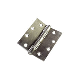 Fortis Doors - FDC301 - Standard Ball Bearing Hinge - 4-1/2" x 4-1/2" - Non Removable Pin - US26D - Satin Chromium Plated (626)