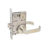 Fortis Doors - FDC701 - Mortise Lock with Passage Function - Grade 1 - US26D - Satin Chromium Plated (626)