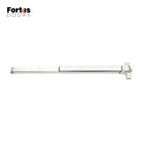 Fortis Doors - FDC760 - Rim Panic Exit Device for Narrow Stile Doors - 48" - Fire Rated - Grade 1 - US32D - Satin Stainless Steel (630)