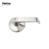 Fortis Doors - FDC772 - Trim for Panic Exit Devices with Storeroom Function - SC Keyway - US26D - Satin Chromium Plated (626)