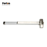 Fortis Doors - FDC800 - Rim Type Panic Exit Device - 36" - Fire Rated - Grade 1 - US32D - Satin Stainless Steel (630)