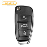 2006 - 2015 Audi Flip Key Shell 3B for FCC# IYZ-3314 (50 Pack)
