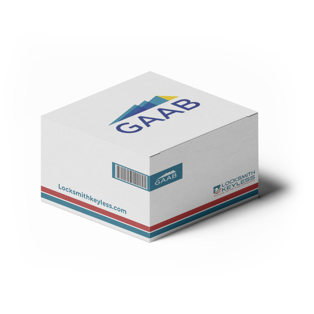 GAAB G2101S Spring Bearing Stage Hinge with Non-Removable Pin and 4.5" x 4.5" - US32D - Satin Stainless Steel (630)