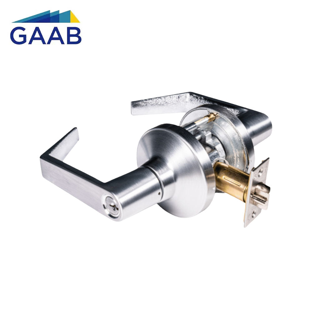 GAAB G2002 Standard Cylindrical Lever Set with Fire Rated - Grade 2