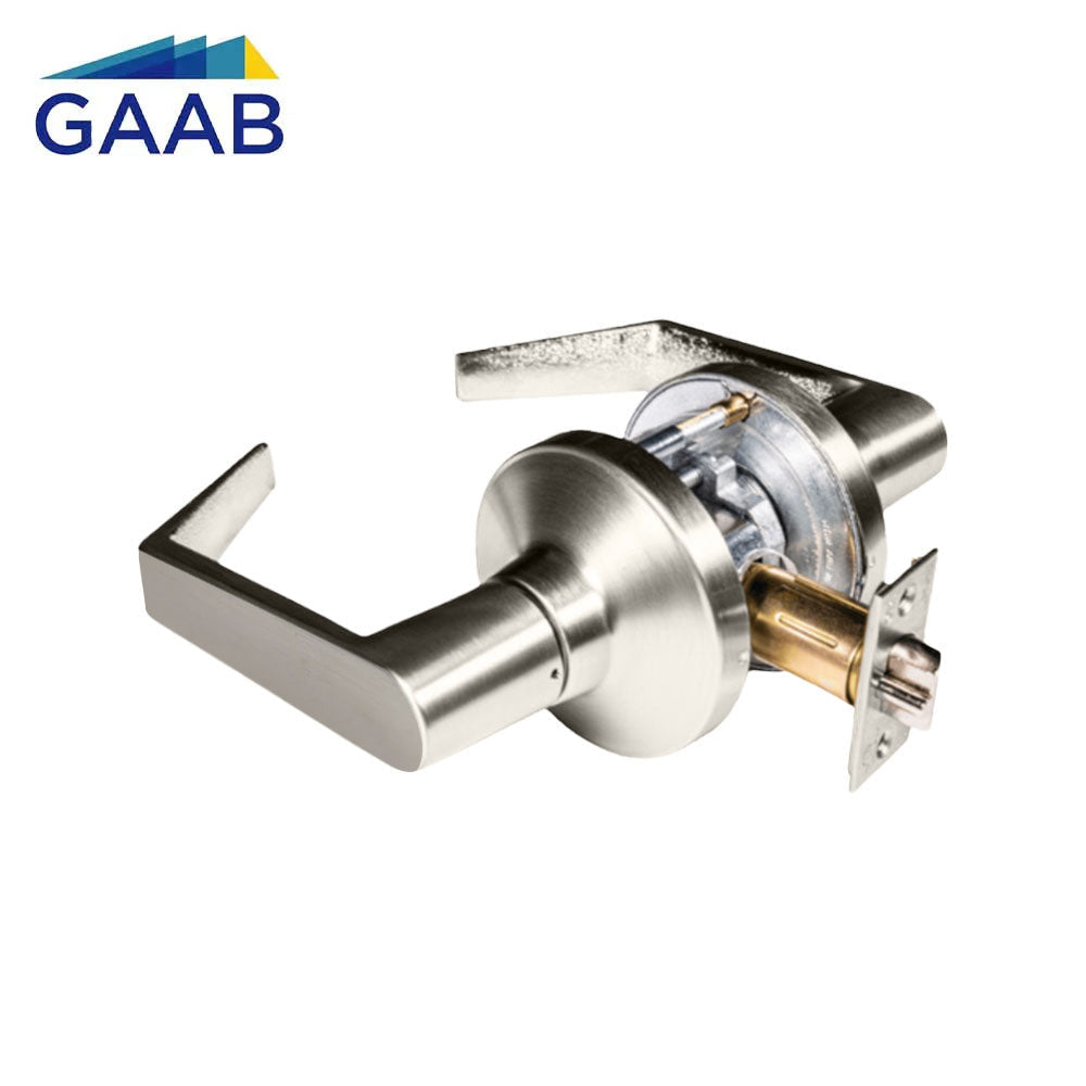 GAAB G2003 Cylindrical Lever Set with Passage Function and Fire Rated - Grade 3