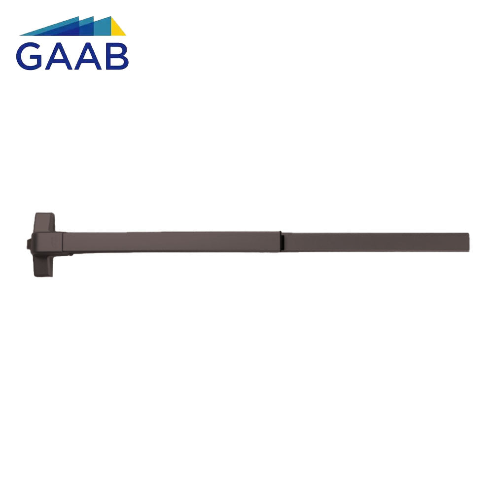 GAAB G360 Standard Duty Narrow Style with Rim Exit Device UL 305 - 36" - Dark Bronze