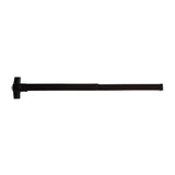 GAAB G360F Standard Duty Narrow Style with Rim Exit Device UL 10C and Fire Rated - 42" - Grade 1 - US19 - Matte Black (622)