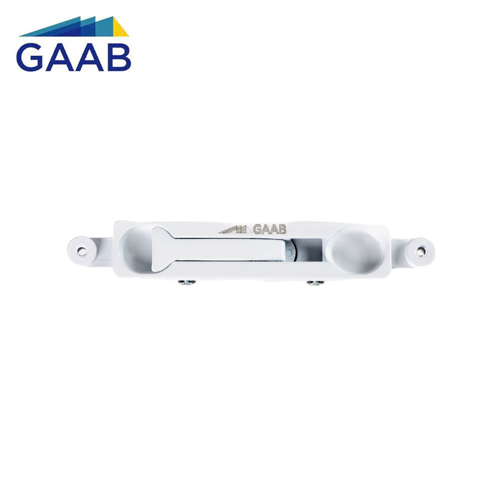 GAAB G511-WHT-OEM Flash Bolt Manual Lock For Hinged Doors & Sliding Doors - White