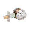 Global Door Controls - GLC Series - Commercial Cylindrical Deadbolts - Fire Rated - US26D (Brushed Chrome)