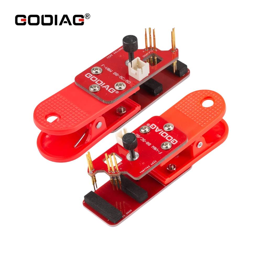 GODIAG BCP U KEY BDC2 BDC3 14-in-1 Adapter Kit for 5C/5D Encrypted Key Programming and Matching - Supports KEY TOOL PLUS/IM608/KD-MAX/KYDZ Tablets
