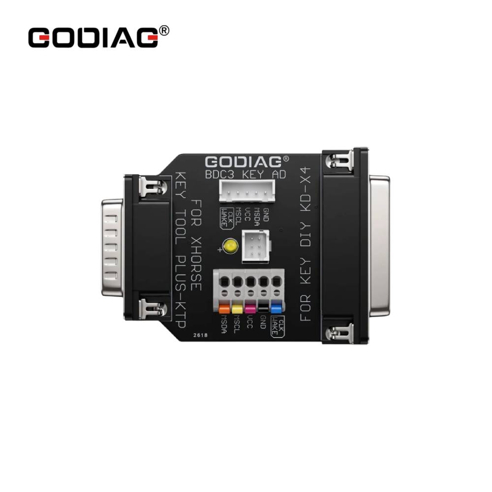 GODIAG BCP U KEY BDC2 BDC3 14-in-1 Adapter Kit for 5C/5D Encrypted Key Programming and Matching - Supports KEY TOOL PLUS/IM608/KD-MAX/KYDZ Tablets