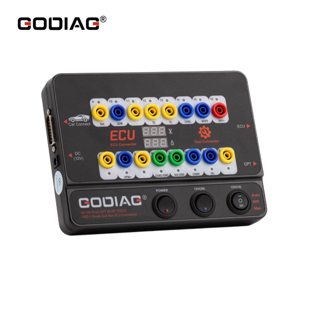 GODIAG GT100 PLUS GPT ENET DOIP OBDII Breakout Box ECU Connector with 24V to 12V Converter