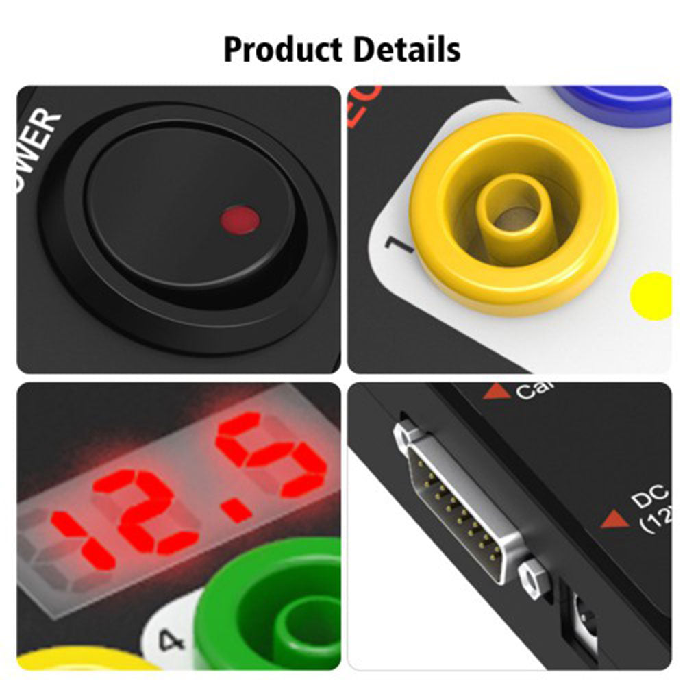 GODIAG GT100 OBDII 16 PIN Protocol Detector Breakout ECU Connector OBDII BreakOut Box Detect Car Communication
