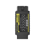 GODIAG GT105 II OBD2 Breakout Box ECU IMMO Programmer with Voltage Display and 11V Low Battery Alarm
