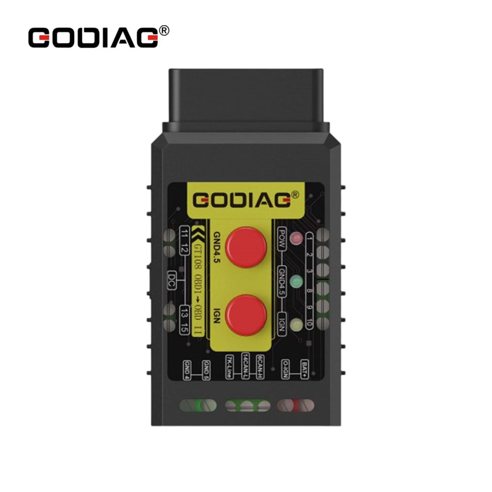 GODIAG GT108 C Universal OBDI to OBDII Adapter Kit for Cars, Trucks, SUVs, Tractors, Boats, Mining Vehicles and Generators
