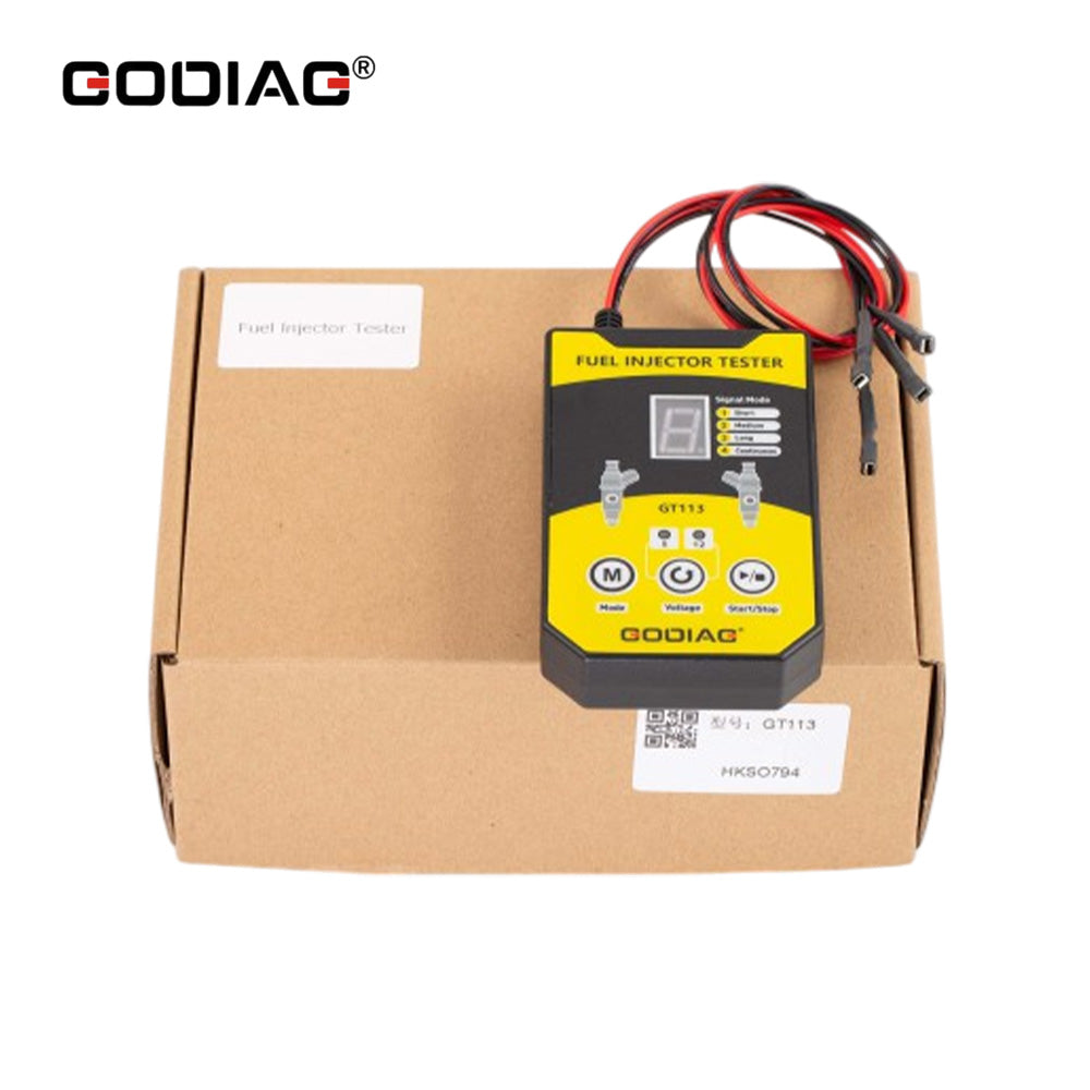 GODIAG GT113 Universal Fuel Injector Tester and Cleaner Kit Compatible with Cars and Motorcycles