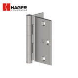 HAGER - 1173 - Half Surface Plain Bearing Hinge - 4-1/2 Inch Height - 5 Knuckle