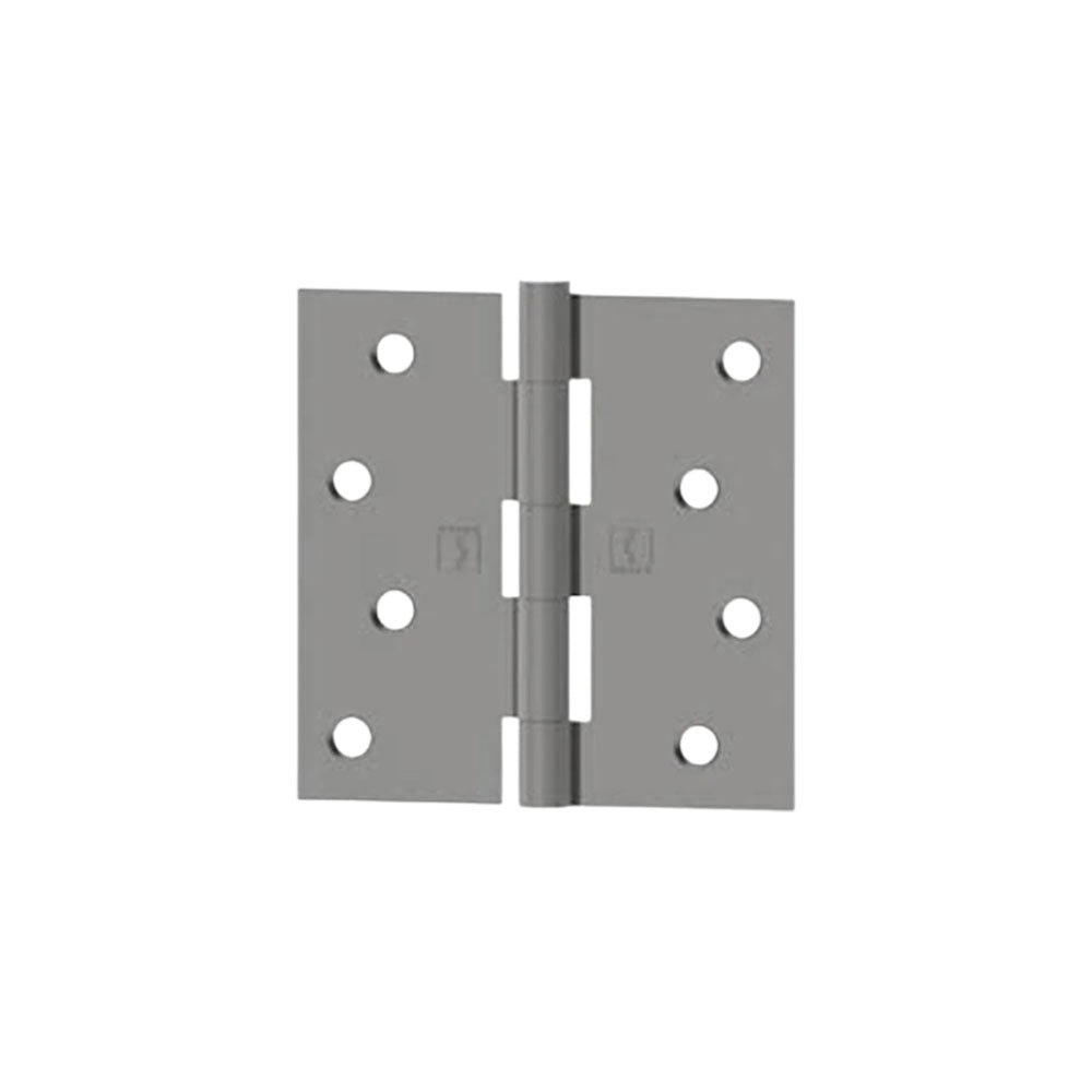 HAGER - 1741 - Full Mortise Plain Bearing - Residential Hinge - 3.5 Inch by 3.5 Inch - Steel Base Material - 5 Knuckle - 5/8 Round Corners