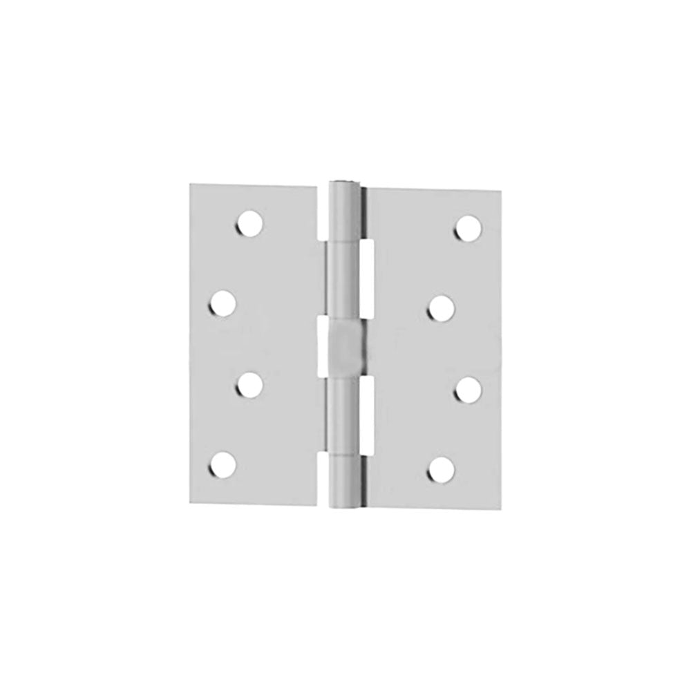 HAGER - 1741 - Full Mortise Plain Bearing - Residential Hinge - 3.5 Inch by 3.5 Inch - Steel Base Material - 5 Knuckle - 5/8 Round Corners