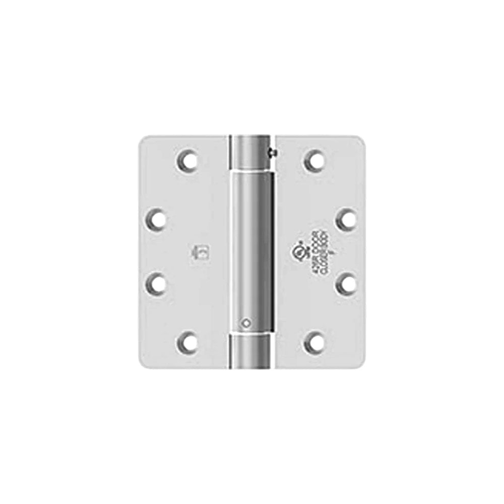 HAGER - 1751 - Full Mortise Residential Spring Hinge - 1/4 Inch Round Corners 4 Inch by 4 Inch