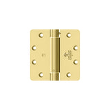 HAGER - 1751 - Full Mortise Residential Spring Hinge - 1/4 Inch Round Corners 4 Inch by 4 Inch