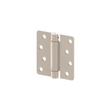 HAGER - 1751 - Full Mortise Residential Spring Hinge - 4 by 4 - Steel Base Material - 1/4 Round Corners