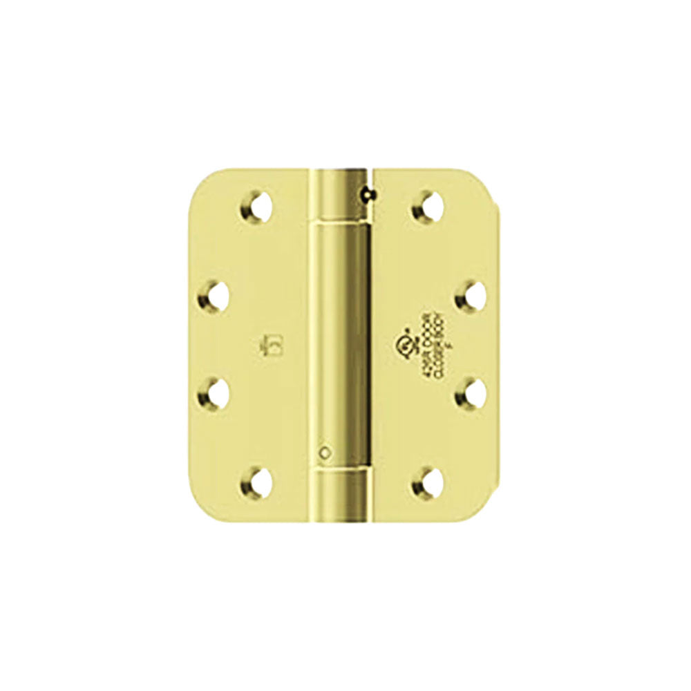HAGER - 1752 - Full Mortise Residential Spring Hinge - 5/8 Inch Round Corners 4 Inch by 4 Inch