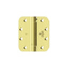 HAGER - 1752 - Full Mortise Residential Spring Hinge - 5/8 Inch Round Corners 4 Inch by 4 Inch
