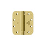 HAGER - 1752 - Full Mortise Residential Spring Hinge - 5/8 Inch Round Corners 4 Inch by 4 Inch