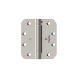 HAGER - 1752 - Full Mortise Residential Spring Hinge - 5/8 Inch Round Corners 4 Inch by 4 Inch