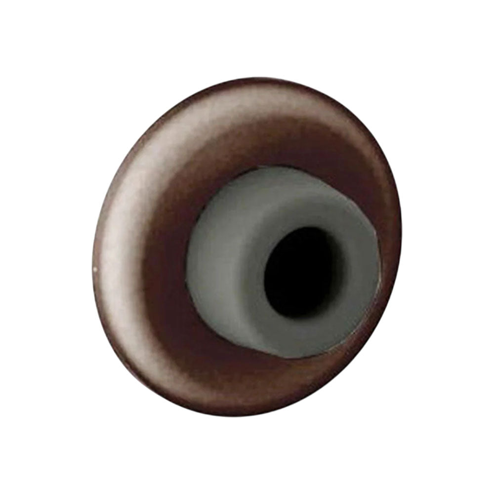 HAGER - 236W - Concave Wall Stop - Concealed Mounting - Rubber Stop - 2-7/16 Inch Diameter - 1 Inch Projection