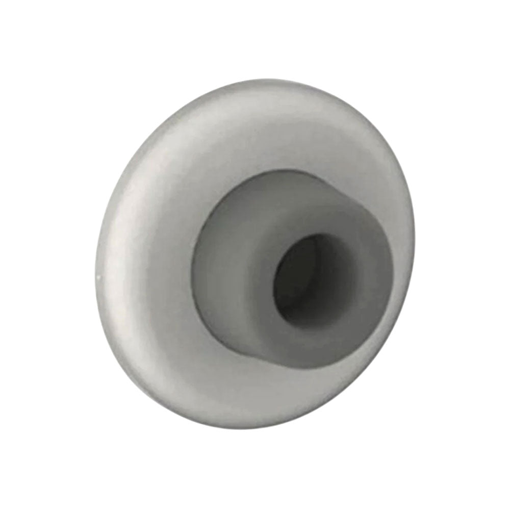 HAGER - 236W - Concave Wall Stop - Concealed Mounting - Rubber Stop - 2-7/16 Inch Diameter - 1 Inch Projection