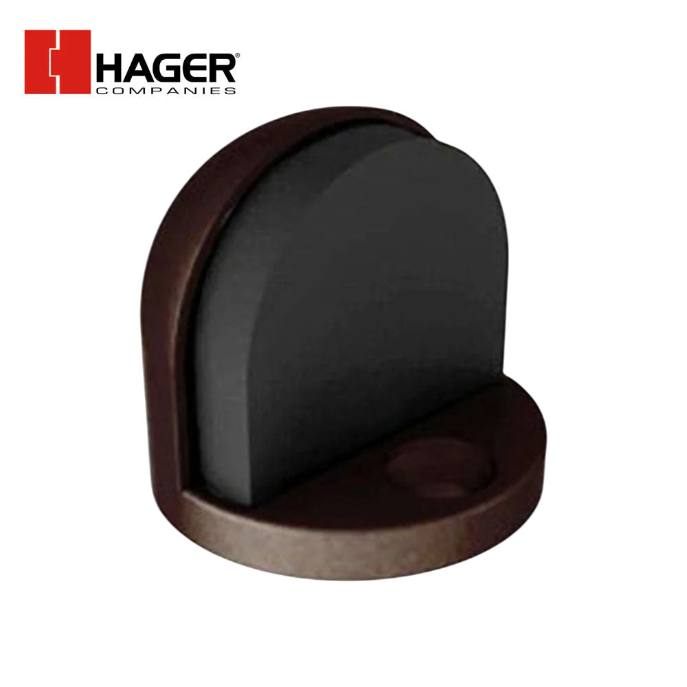HAGER - 242F - Universal Dome Stop - Die Cast Brass