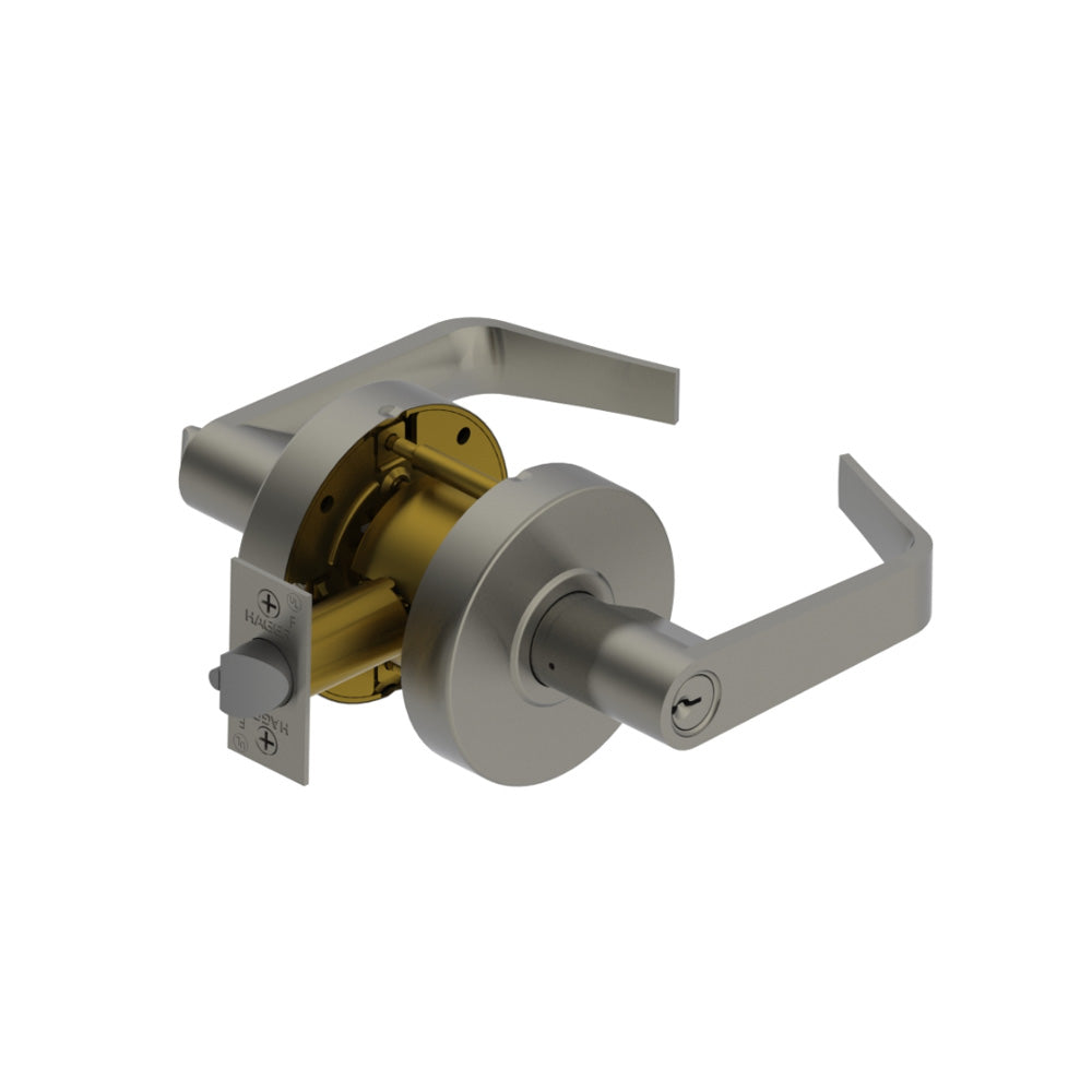 HAGER - 2553 - Entry Lever Lock with 2-3/4 Backsets and Withnell Lever ...