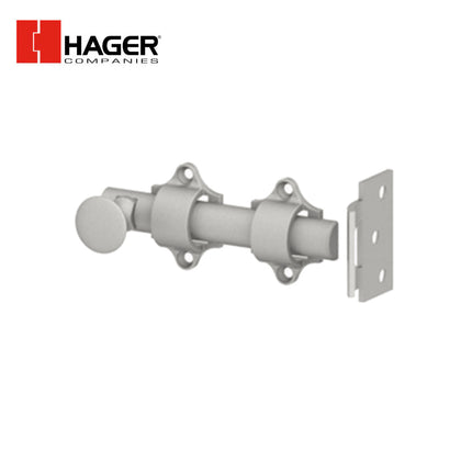 HAGER - 279D - Dutch Door Surface Bolt Universal and Angle Strikes Included - Satin Chrome