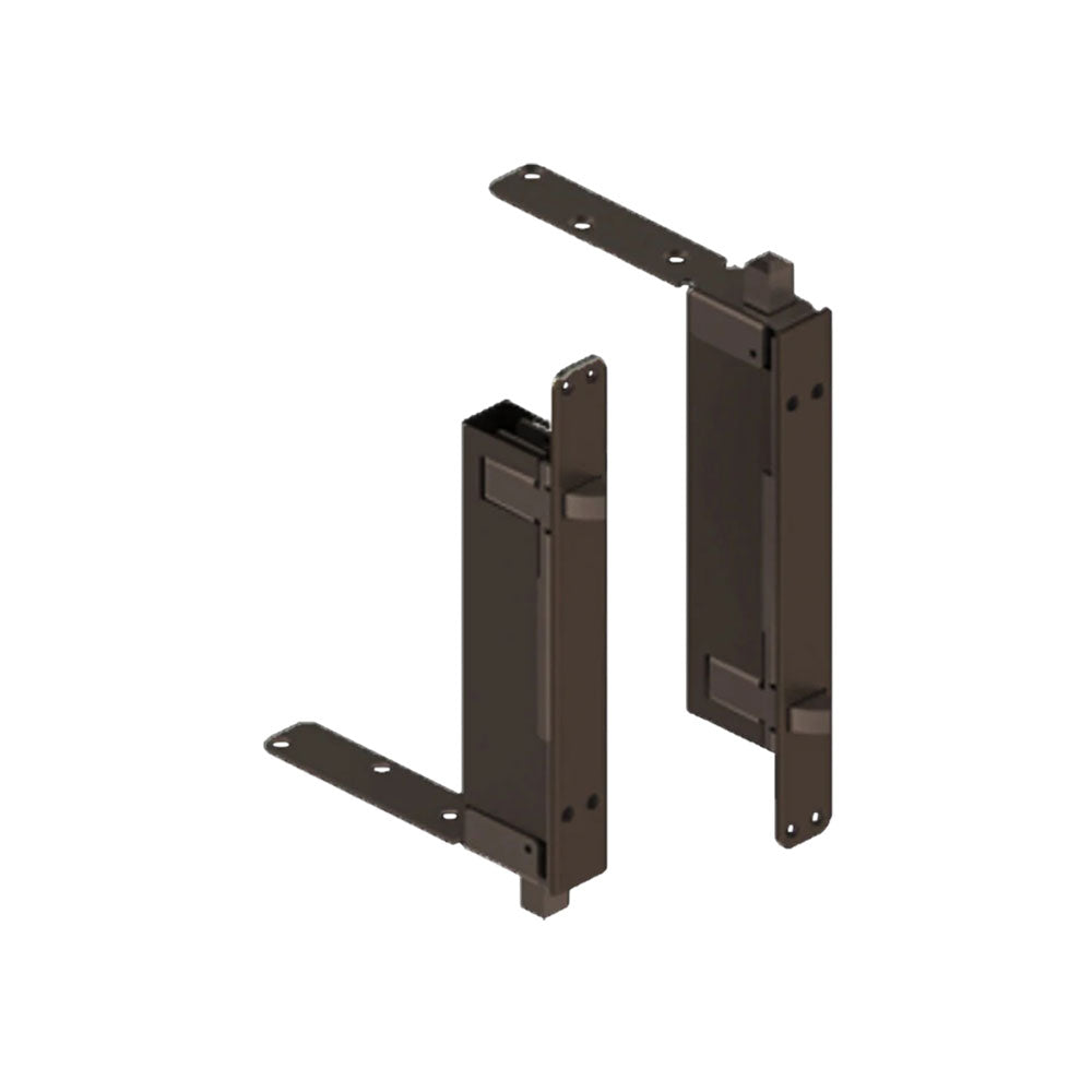 HAGER - 291D - Automatic Flush Bolt - 1/2 Inch Square Bolt Head - 15/16 Inch by 2-1/4 Inch Mortise Strike