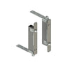 HAGER - 291D - Automatic Flush Bolt - 1/2 Inch Square Bolt Head - 15/16 Inch by 2-1/4 Inch Mortise Strike