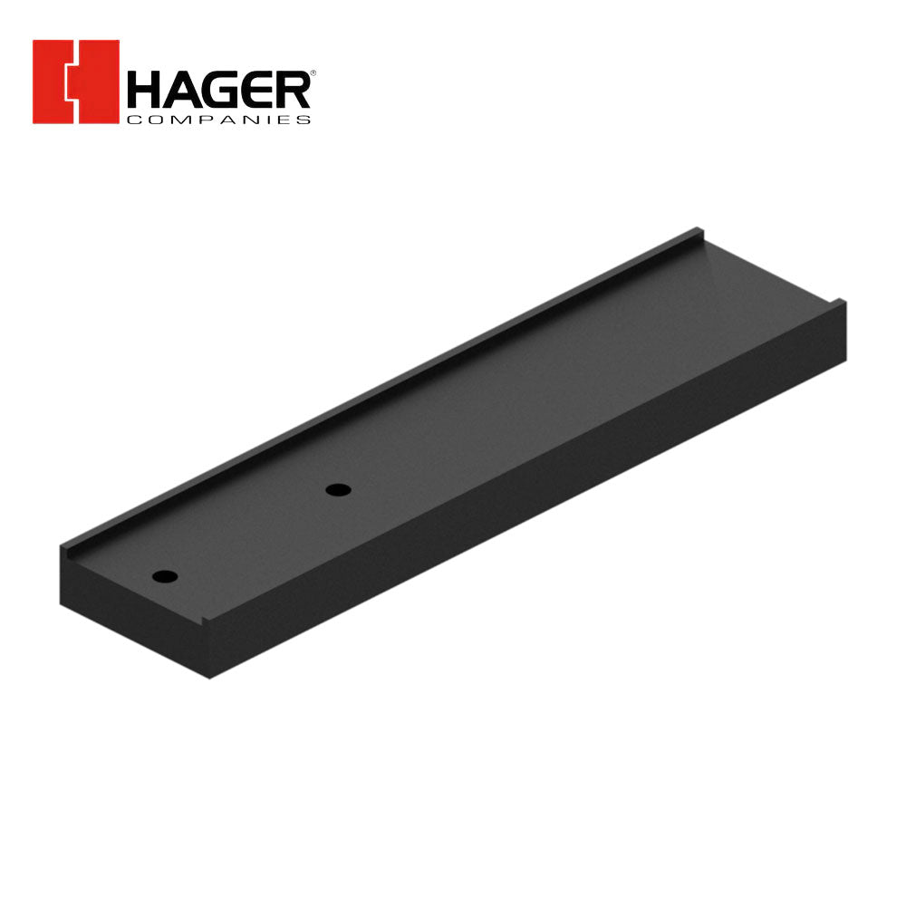 HAGER - 297B - Mounting Bracket for 297D - 5/8" Stop Height - Black Powder Coat