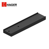 HAGER - 297B - Mounting Bracket for 297D - 5/8" Stop Height - Black Powder Coat