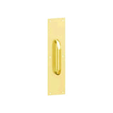 HAGER - 33G - Round Pull Plate with 8 Inch CTC - Square Corner